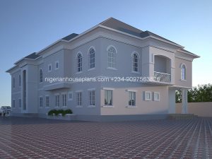 6 Bedroom Duplex (Ref No: 6011) - NIGERIAN HOUSE PLANS