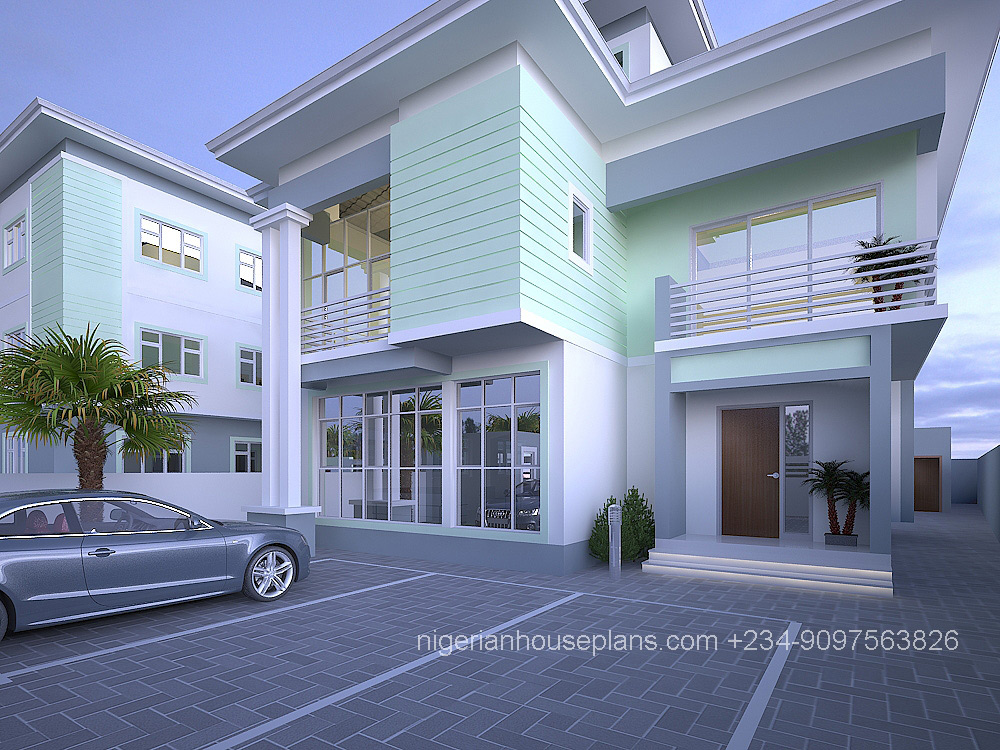 nigerian-house-plans-5-bedroom-duplex-block-of-flats-4