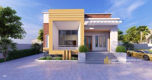 4 bedroom bungalow (Ref.4091) - NIGERIAN HOUSE PLANS