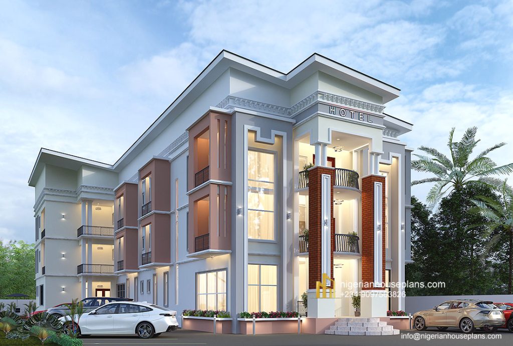 Hotel Design Ref 9100 Nigerian House Plans