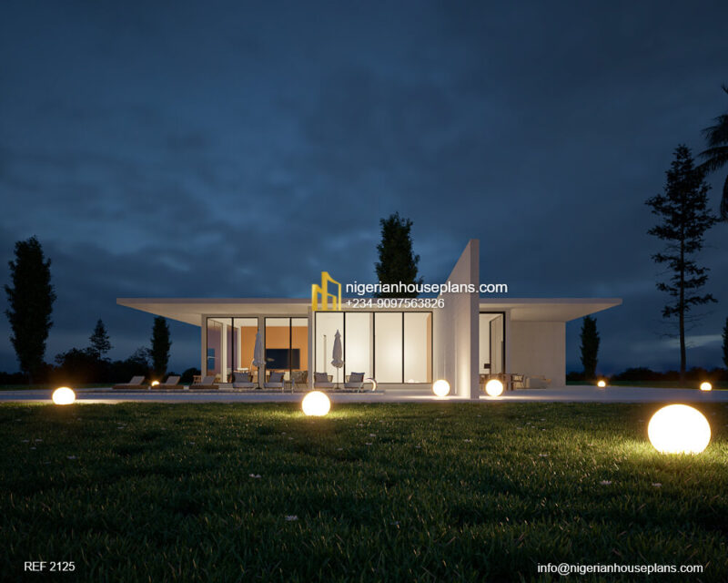 Minimalist bungalow design (Ref. 2125)